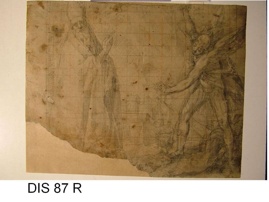 San Michele Arcangelo e un santo vescovo